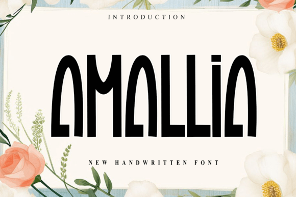 Amallia: A Modern Handwritten Script for Elegant Branding