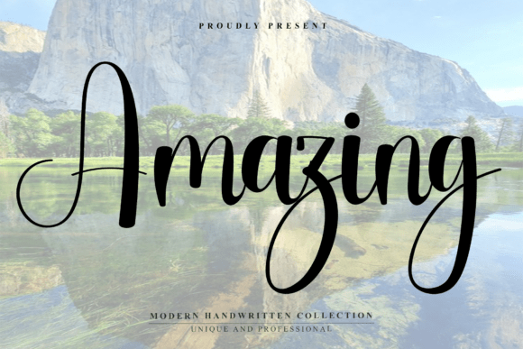 Amazing: The Autumnal Script for Elevated Design