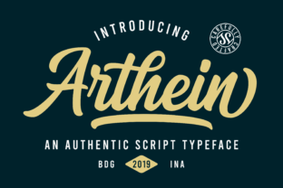 Arthein: The Bold Script for Authentic Branding
