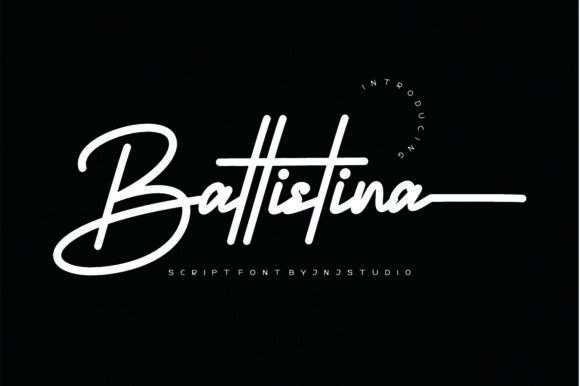 Battistina: A Script Font for Modern Elegance