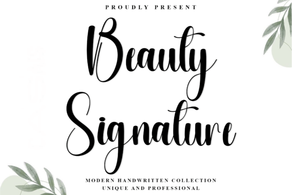 Beauty Signature: A Modern Script for Authentic Branding