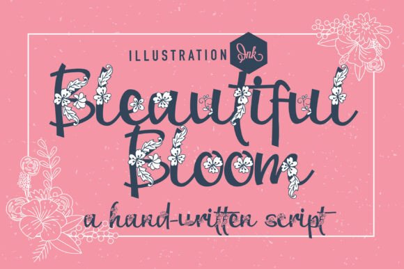 Bleautiful Bloom Family: Elegant Script for Timeless Designs