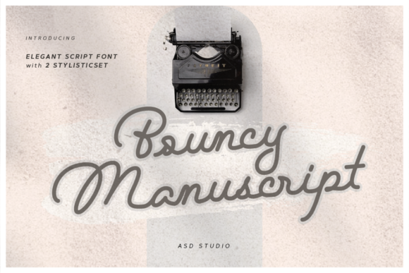 Bouncy Manuscript: Adding Vintage Flow to Modern Projects