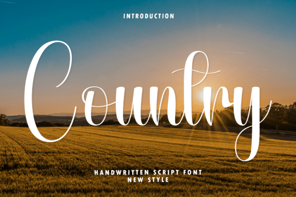 Country: The Fluid Script for Modern Luxury Branding