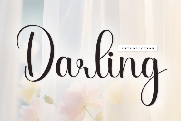 Darling: The Script Font with Sophisticated Rhythm