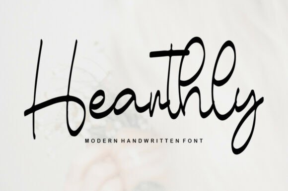 Hearthly: A Creative Font for Wedding Invitations & Beyond