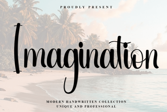 Imagination: A Modern Handwritten Script for Authentic Branding