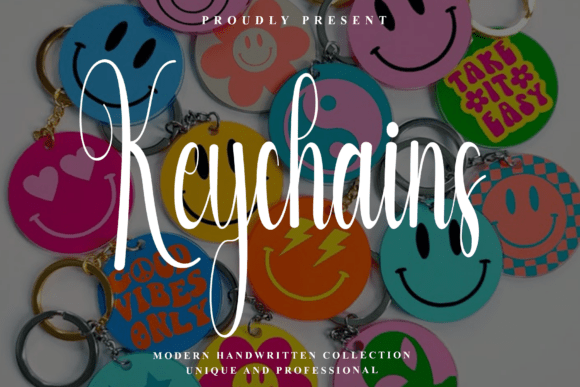 Keychains: An Autumnal Script for Artisan Brands