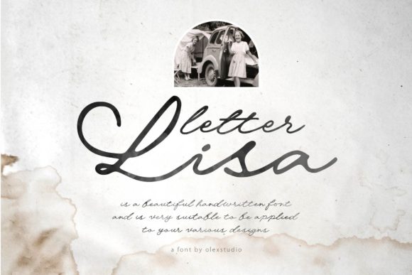 Letter Lisa: The Elegant Script Font for Polished Projects