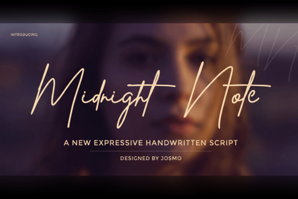 Midnight Note: A Creative Font for Authentic Storytelling