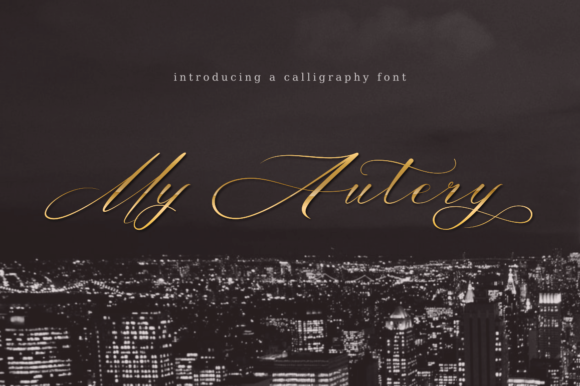 My Autery: Crafting Connection with a Dainty Script Font