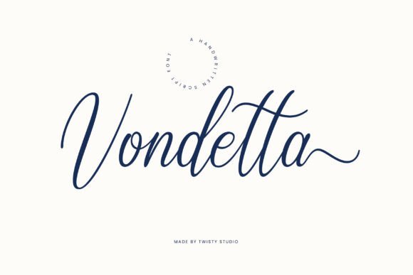 Vondetta: The Handwritten Script Font That Feels Like a Friend