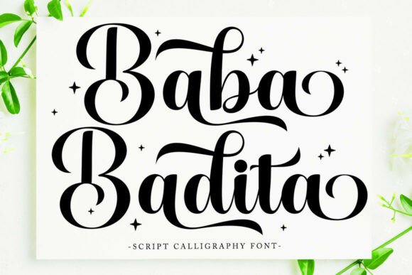 Why Baba Badita is the Elegant Script Font Your Brand Needs