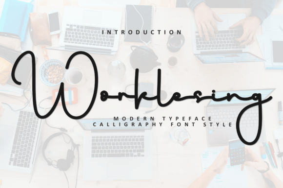 Worklesing: The Script Font for Modern Professional Branding
